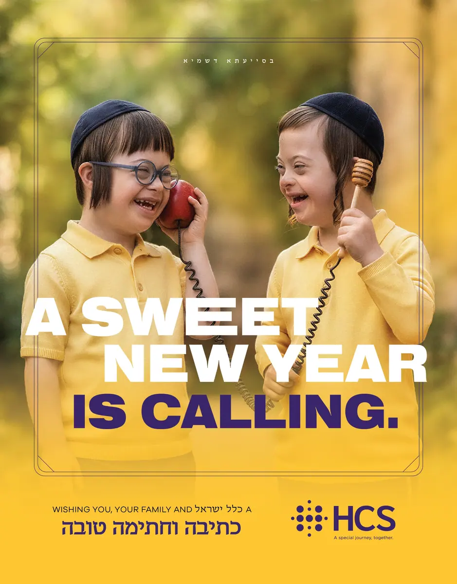 HCS ad: A sweet new year is calling, designed by Sharp Design